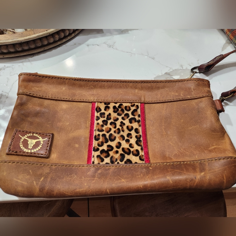 Cowhide Creations Large Clutch
